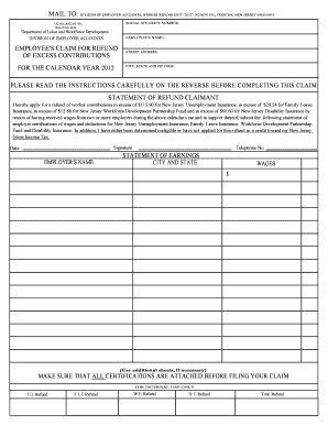 UC 9a Department of Labor and Workforce Development  Form