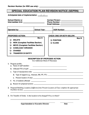 Seprn  Form