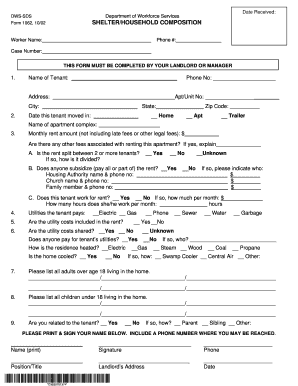 Date Received Utah Department of Workforce Services Jobs Utah  Form