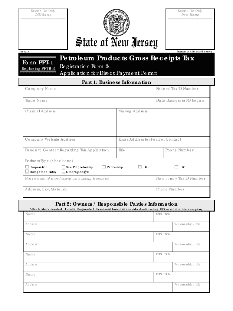  Nj Direct Pay Permit 2013-2024