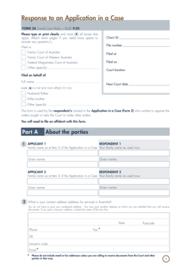  Form 2a Family Court Wa 2014