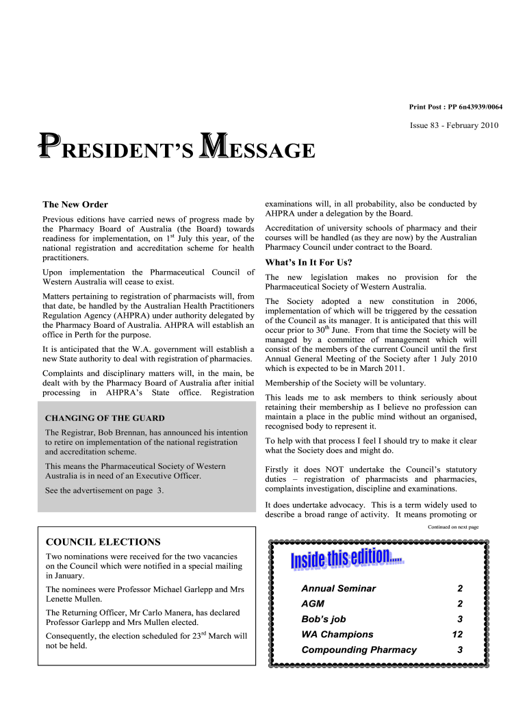  Rescript Feb Pub Pharmaceutical Society of Western Pswa Org 2010-2024