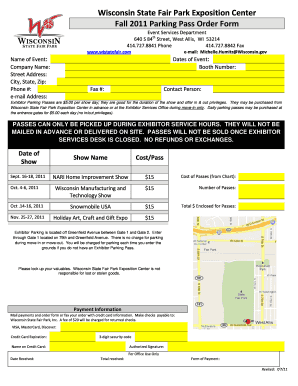 Printable Parking Pass Template Word  Form