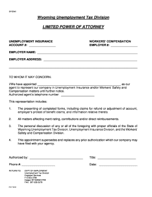 Unemployment Document  Form