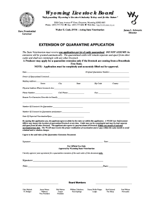 Wyoming Livestock Board  Form