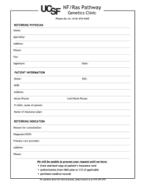 Medical Referral Form