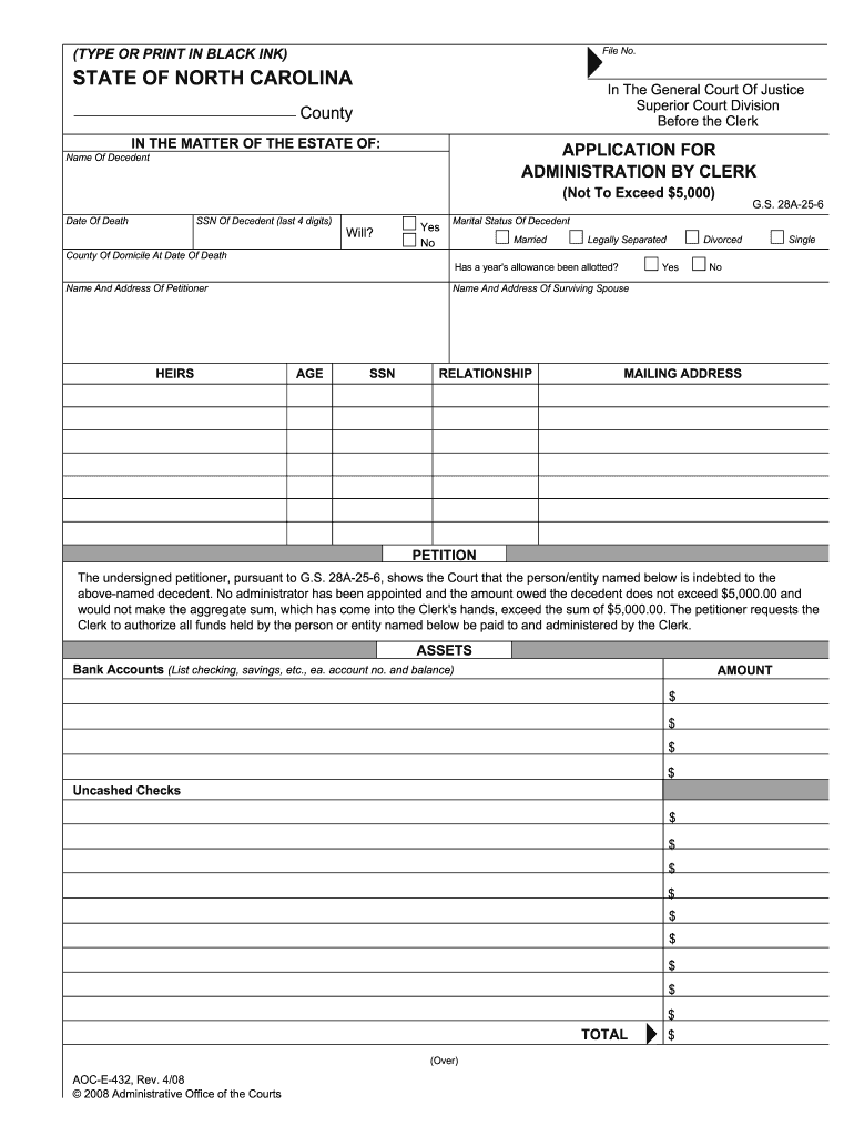 Aoc E 432  Form