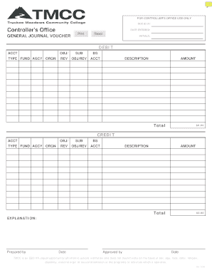 Proforma of Journal