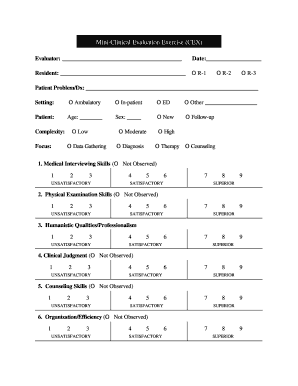 Cex Form