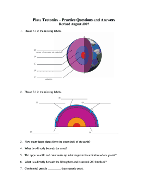 Plate Tectonics Readworks Answer Key  Form