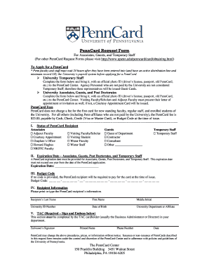 Penn ID  Form