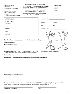 Biopsy Request Form