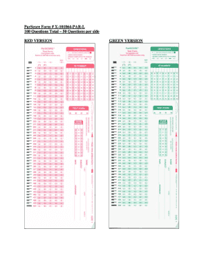 Scantron PDF  Form