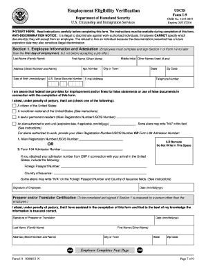 Form I 9, Employment Eligibility Verification Barry University Barry