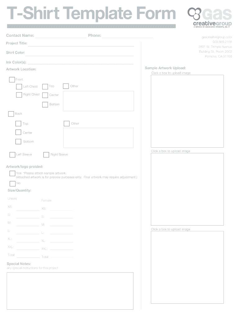 T Shirt Design Template Microsoft Word  Form