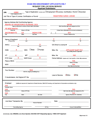 A0391 Nursing  Form