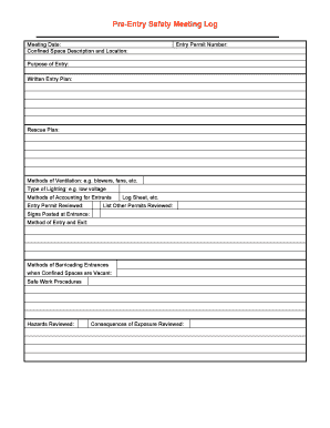 Pictures of Document with Space to Fill Form