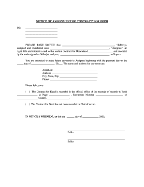 Contract for Deed Kansas Template  Form