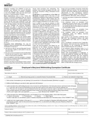 How to Fill Out Mw507 Single Example  Form