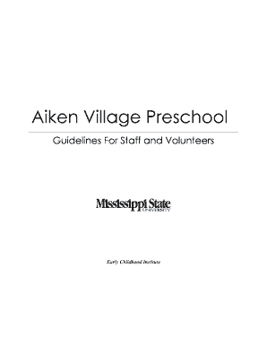 Aiken Village Preschool  Form