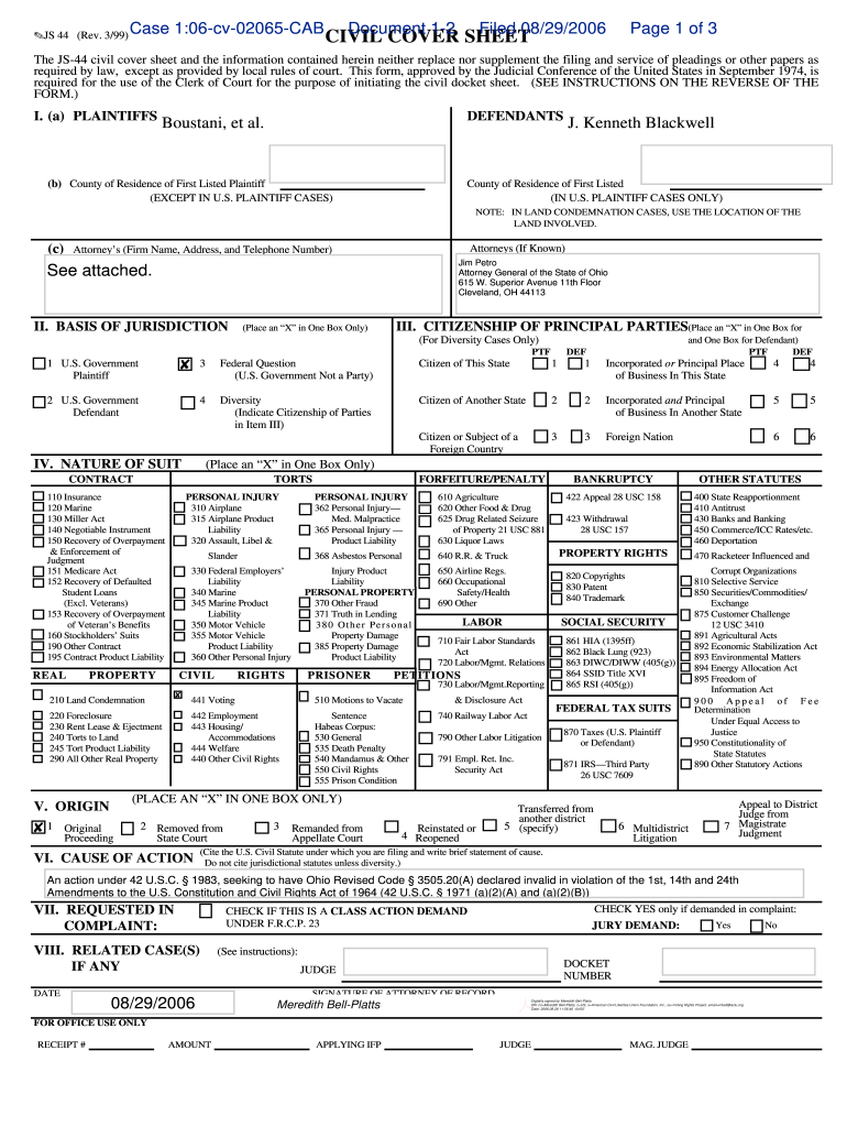  Js44 Form 1999-2024