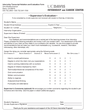 Boss Evaluation Form
