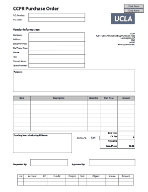 Ccpr Form