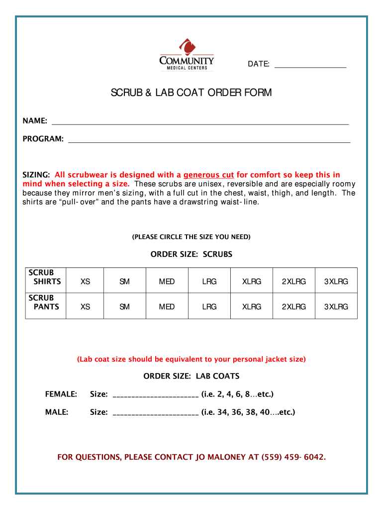 Order Form