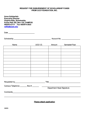 Sample Letter Requesting Disbursement of Funds  Form