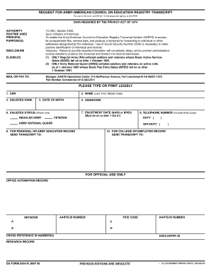 Ps Form 5454