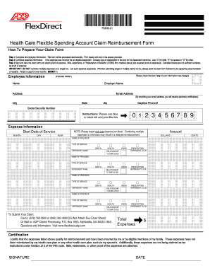 State of Florida Claim Reimbursement Form State of Florida Benefits