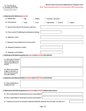 Of Maintenance Request Form