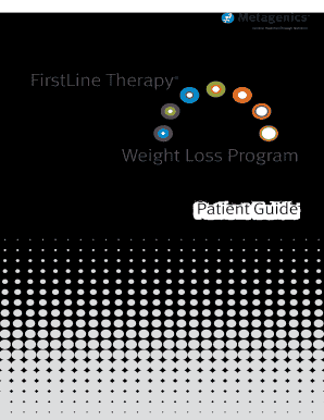 Metagenics Weight Loss Program  Form