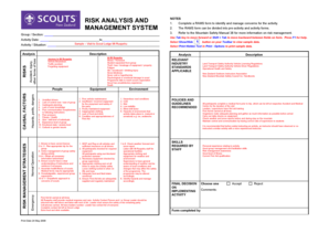 Rams Form Example