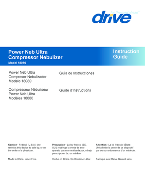 Drive Power Neb Ultra Manual  Form