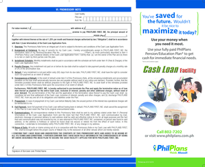 Philplans Cash Loan  Form