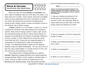 3rd Grade Reading Comprehension Worksheets  Form
