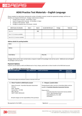 Aeas Past Paper  Form