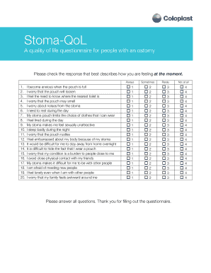 Stoma Qol  Form