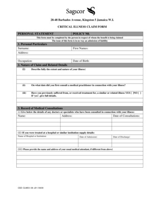 Sagicor Dental Claim Form