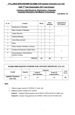 Ch 132 Applied Chemistry Book PDF  Form