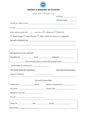 Umt Fee Challan  Form