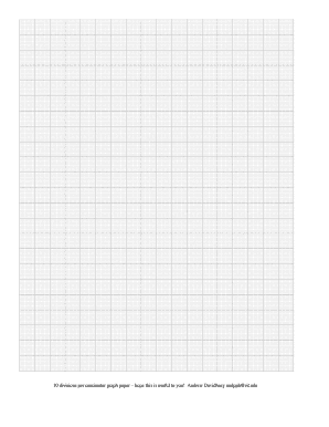 10 Divisions Per Centimeter Graph Paper Hope This is Useful to You  Form