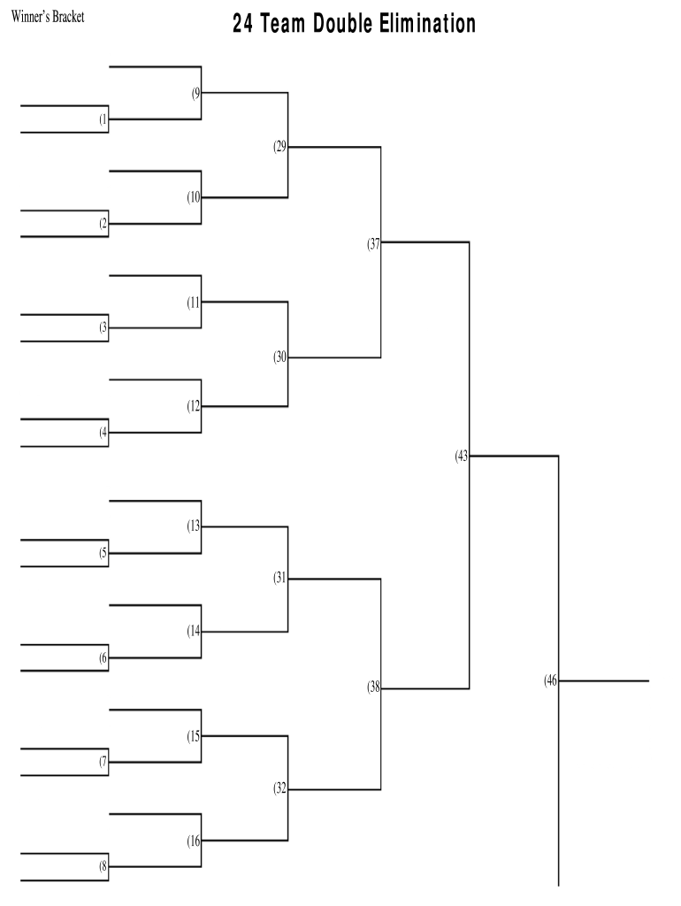 24 Team Bracket  Form