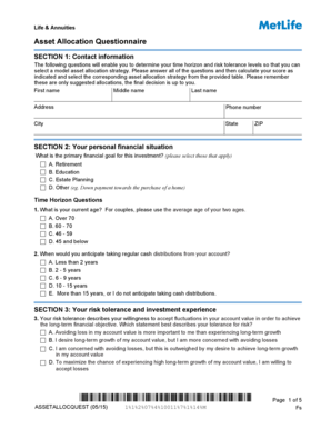 Assetallocquest  Form