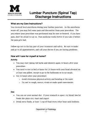  Lumbar Puncture Spinal Tap 2015