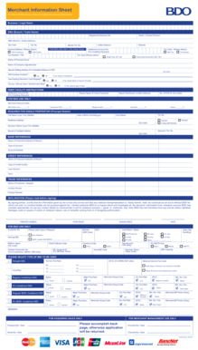 Merchant Information Sheet Networkamericanexpresscom