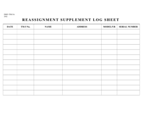 Injection Log Sheet PDF  Form