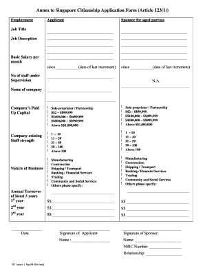 Singapore Pr Application Form - Fill Out and Sign Printable PDF Template |  signNow