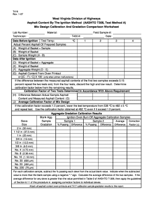 Aashto T308  Form